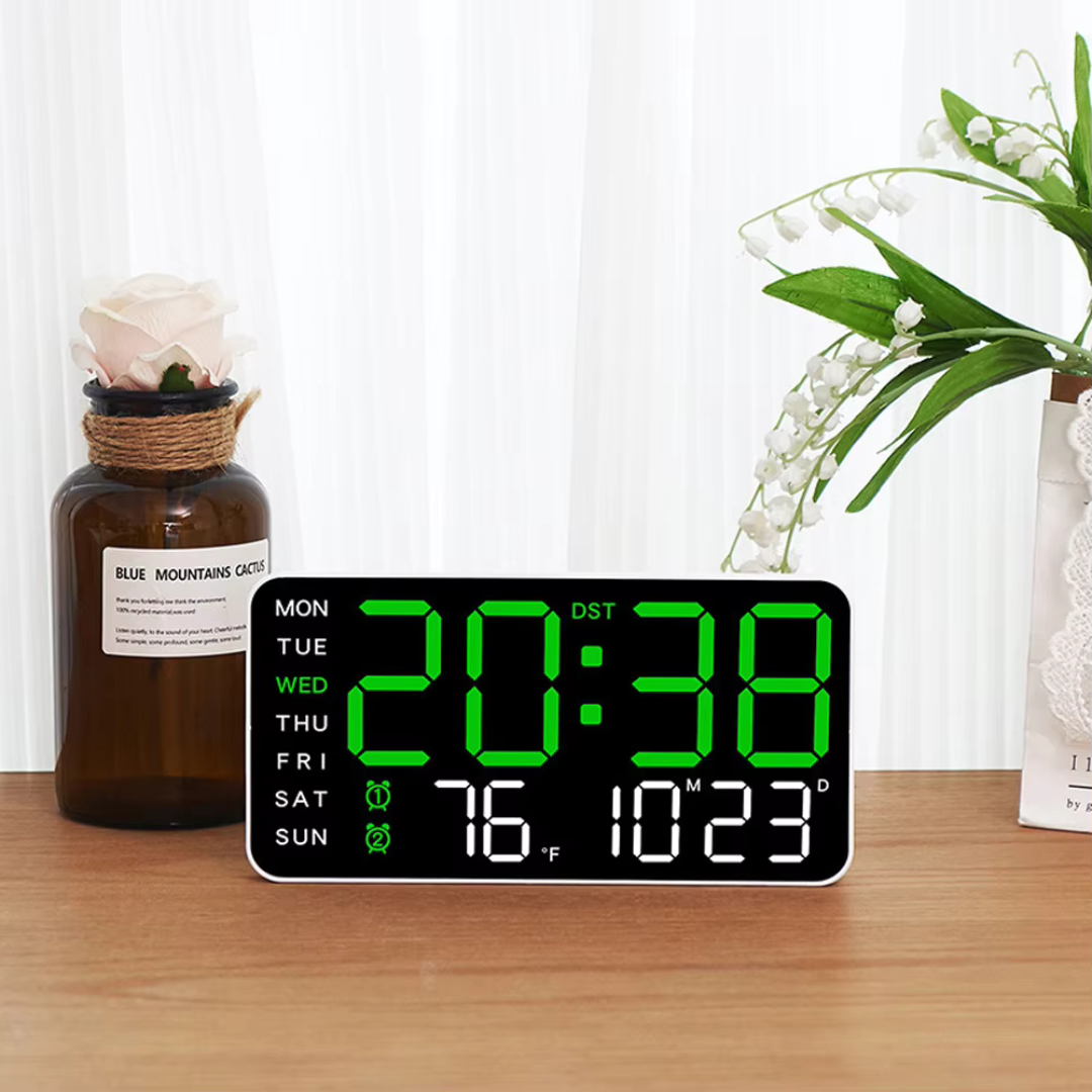 21cm Multifunctional Decorative Digital Wall Clock