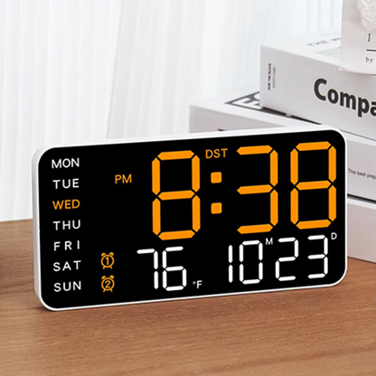 21cm Multifunctional Decorative Digital Wall Clock