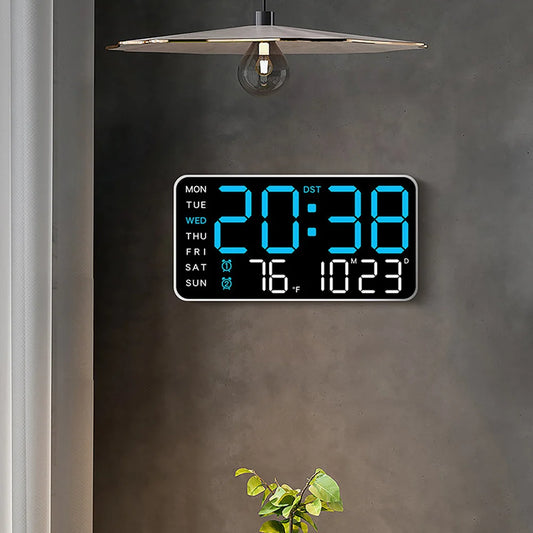 21cm Multifunctional Decorative Digital Wall Clock