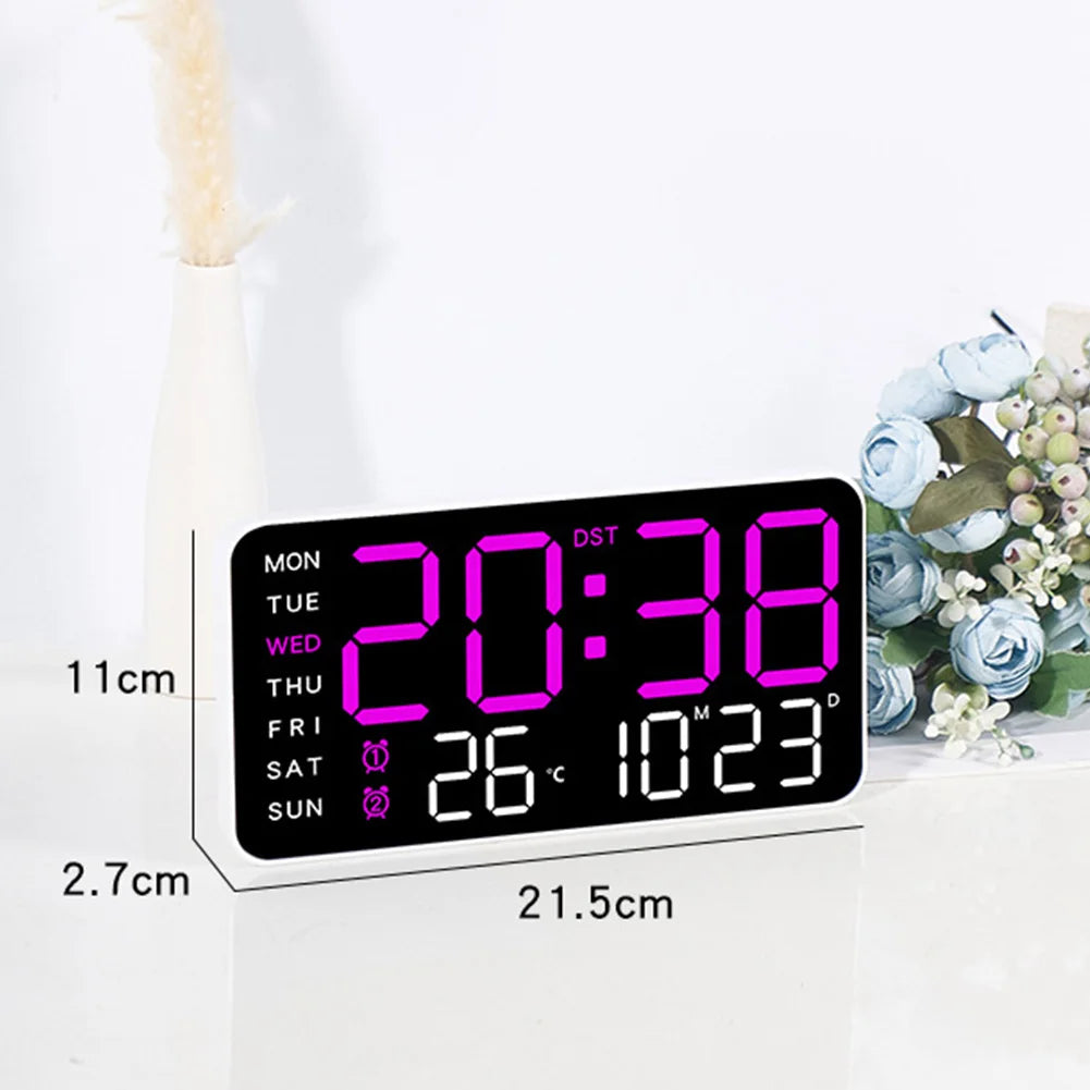 21cm Multifunctional Decorative Digital Wall Clock