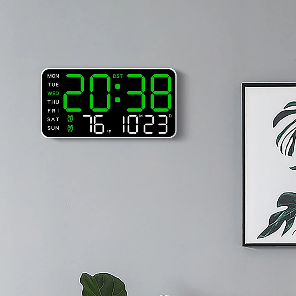 21cm Multifunctional Decorative Digital Wall Clock